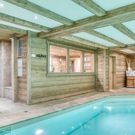 Magnifique Avec Piscine Et Sauna Chalet Megève